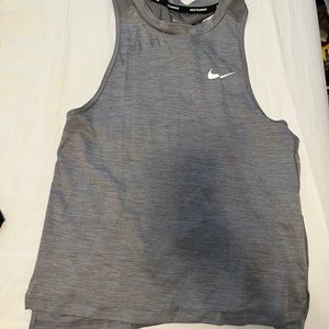 Gray Nike workout tank
